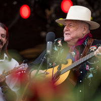 Chris Henry and Peter Rowan at the 49th Telluride Bluegrass Festival (June 2022) - photo by Anthony Verkuilen