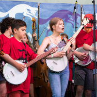 Kids Academy at the 2022 Grey Fox Bluegrass Festival - photo © Tara Linhardt