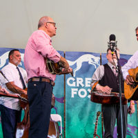 Sunday morning Gospel set with Dry Branch Fire Squad with special guest Jerry Douglas at the 2022 Grey Fox Bluegrass Festival - photo © Tara Linhardt