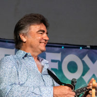 Ronnie McCoury with the Travelin' McCourys at the 2022 Grey Fox Bluegrass Festival - photo © Tara Linhardt