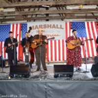 Junior Sisk at the 2022 Marshall Bluegrass Festival - photo © Bill Warren