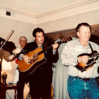 Dick Smith on mandolin with Bob Perilla