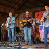 Lonesome River Band at the summer 2022 Gettysburg Bluegrass Festival - photo by Frank Baker