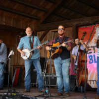 Lonesome River Band at the summer 2022 Gettysburg Bluegrass Festival - photo by Frank Baker