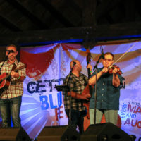 Michael Cleveland & Flamekeeper at the 2022 summer Gettysburg Bluegrass Festival - photo by Frank Baker