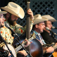 The Po' Ramblin' Boys at the 2022 North Carolina State Bluegrass Festival - photo by Laura Tate Photography