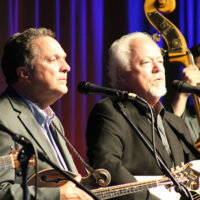 Larry Stephenson and David Parmley at the 2022 North Carolina State Bluegrass Festival - photo by Laura Tate Photography