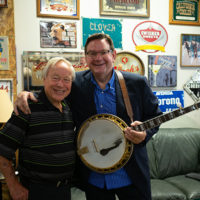Banjo masters Little Roy Lewis and Joe Mullins at Pickin' in Parsons (8/6/22) - photo by Jeromie Stephens