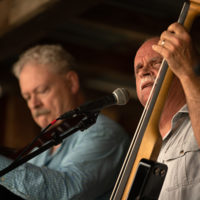 Tim Stafford and Wayne Taylor with Blue Highway at Pickin' in Parsons, 2022 - photo by Jeromie Stephens