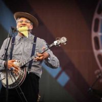 Dom Flemons at the 2022 Earl Scruggs Music Festival - photo © Bryce Lafoon