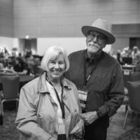Kitty Kuykendall and Joe Newberry at World of Bluegrass 2022 - photo © Jeromie Stephens