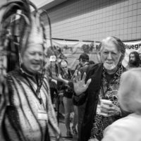 Keith Barnacastle and John McEuen at World of Bluegrass 2022 (9/28/22) - photo © Jeromie Stephens