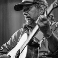 Eric Langejans with Full Cord Bluegrass at Founder's Brewery in Grand Rapids, MI (9/16/22) - photo © Bryan Bolea