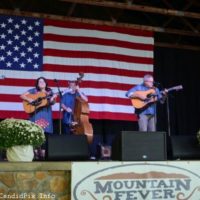 Kenny & Amanda Smith at the 2022 Nothin' Fancy Bluegrass Festival - photo © Bill Warren