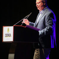 Tim Stafford hosts the 2022 IBMA Industry Awards luncheon - photo © Frank Baker