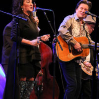 Garnet and Ronnie Bowman on the 2022 IBMA Bluegrass Music Awards (9/29/22) - photo © Frank Baker
