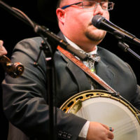 Jereme Brown with The Po' Ramblin' Boys on the 2022 IBMA Bluegrass Music Awards (9/29/22) - photo © Frank Baker