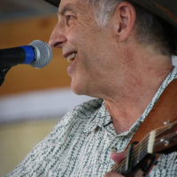 Bob Amos at the 2022 Delaware Valley Bluegrass Festival - photo by Frank Baker