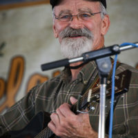 Dennis Hall with The New Ballard Branch Bogtrotters at the 2022 Delaware Valley Bluegrass Festival - photo by Frank Baker