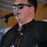 Ryan Paisley at the 2022 Delaware Valley Bluegrass Festival - photo by Frank Baker