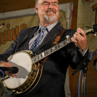 Rob McCoury at the 2022 Delaware Valley Bluegrass Festival - photo by Frank Baker