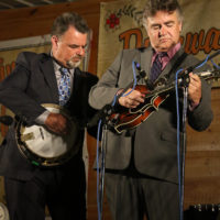 Ron and Ronnie McCoury at the 2022 Delaware Valley Bluegrass Festival - photo by Frank Baker