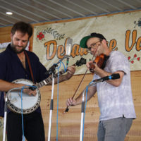 Joseph Decosimo & Luke Richardson at the 2022 Delaware Valley Bluegrass Festival - photo by Frank Baker