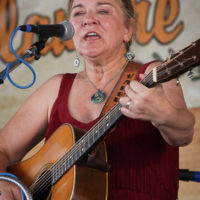 Valerie Smith at the 2022 Delaware Valley Bluegrass Festival - photo by Frank Baker