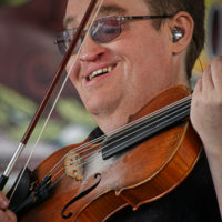 Michael Cleveland at the 2022 Delaware Valley Bluegrass Festival - photo by Frank Baker