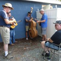 Jamming at the 2022 Camp Springs Bluegrass Festival - photo by Gary Hatley