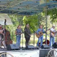 Scott Family at the 2022 Recovery Road Bluegrass Festival - photo by Gary Hatley