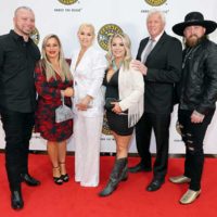 Shannon Collins, Morgan Whitley, Lorrie Morgan, Kristen Whitley, Randy White and Jesse Keith Whitley attend the class of 2022 Medallion Ceremony at Country Music Hall of Fame and Museum on October 16, 2022 in Nashville, Tennessee. (Photo by Jason Kempin/Getty Images for Country Music Hall of Fame and Museum)