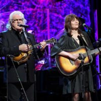 Ricky Skaggs and Molly Tuttle perform Tennessee Blues during Keith Whitley's induction into the Country Music Hall of Fame (10/16/22) - photo by Terry Wyatt/Getty Images for Country Music Hall of Fame and Museum