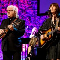 Ricky Skaggs and Molly Tuttle perform Tennessee Blues during Keith Whitley's induction into the Country Music Hall of Fame (10/16/22) - photo by Terry Wyatt/Getty Images for Country Music Hall of Fame and Museum