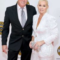 Randy White and Lorrie Morgan attend the class of 2022 Medallion Ceremony at Country Music Hall of Fame and Museum on October 16, 2022 in Nashville, Tennessee. (Photo by Jason Kempin/Getty Images for Country Music Hall of Fame and Museum)