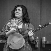 A banjo fan at IBMA Bluegrass Live! (10/1/22) - photo © Jeromie Stephens