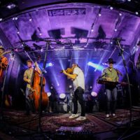 Infamous Stringdusters at The Salvage Station - photo © Bryce Lafoon