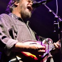 Drew Emmitt of Leftover Salmon at CaveFest at The Caverns, Pelham, TN on Sunday, October 9, 2022 - photo by Alisa B. Cherry