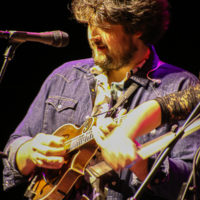 Harry Clark with the Dan Tyminski Band at the IBMA Bluegrass Live! festival (10/1/22) - photo © Frank Baker