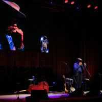 Dom Flemons at the IBMA Bluegrass Live! festival (10/1/22) - photo © Frank Baker