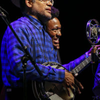 Dom Flemons & Schultz's Dream at the IBMA Bluegrass Live! festival (10/1/22) - photo © Frank Baker