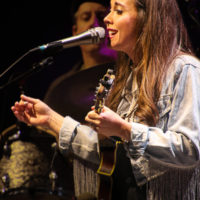 Sierra Hull at the IBMA Bluegrass Live! festival (10/1/22) - photo © Frank Baker