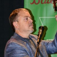 Randy Barnes with The Radio Ramblers at the 2022 Bluegrass Christmas in the Smokies - photo © Bill Warren