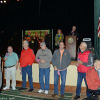 Veterans acknowledged at Bluegrass Christmas in the Smokies - photo © Bill Warren