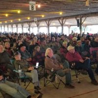 Audience at the November 2022 Palatka Bluegrass Festival