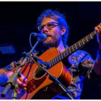 Marco Feretti at the 2022 Red Wine Bluegrass Party in Genoa, Italy - photo © Alessandro Ardy