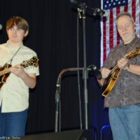 Wyatt Ellis and Danny Roberts with The Grascals at the 2023 Jekyll Island fest - photo © Bill Warren