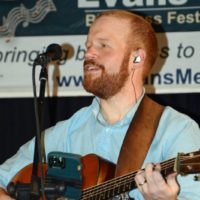 Jesse Smathers with Lonesome River Band at the 2023 Yeehaw Music Fest - photo © Bill Warren