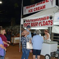 Don and Stacie Stratton and their root beer floats at the 2023 Yeehaw Music Fest - photo © Bill Warren