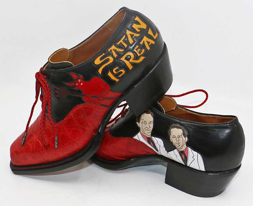 Lisa Sorrell's Satan is Real cowboy boot shoes
